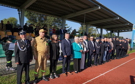 Oficjalne otwarcie zawod&oacute;w sportowo pożarniczych OSP w Staszowie. 