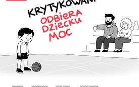 Ulotka kampanii "Dzieciństwo bez Przemocy"