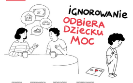 ulotka kampanii "Dzieciństwo bez Przemocy" 