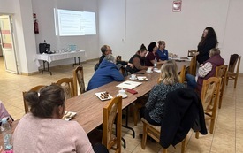 Uczestnicy szkolenia należący do organizacji pozarządowych znajdujących się na terenie Gminy Osiek. 