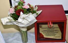 Podziękowanie dla stowarzyszenia "Osieczanie" z okazji obchodzonego jubileuszu 10 lecia