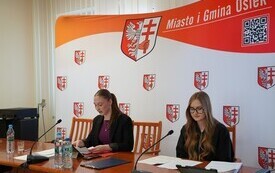 Przedstawiciele Młodzieżowej Rady Miejskiej w Osieku. 