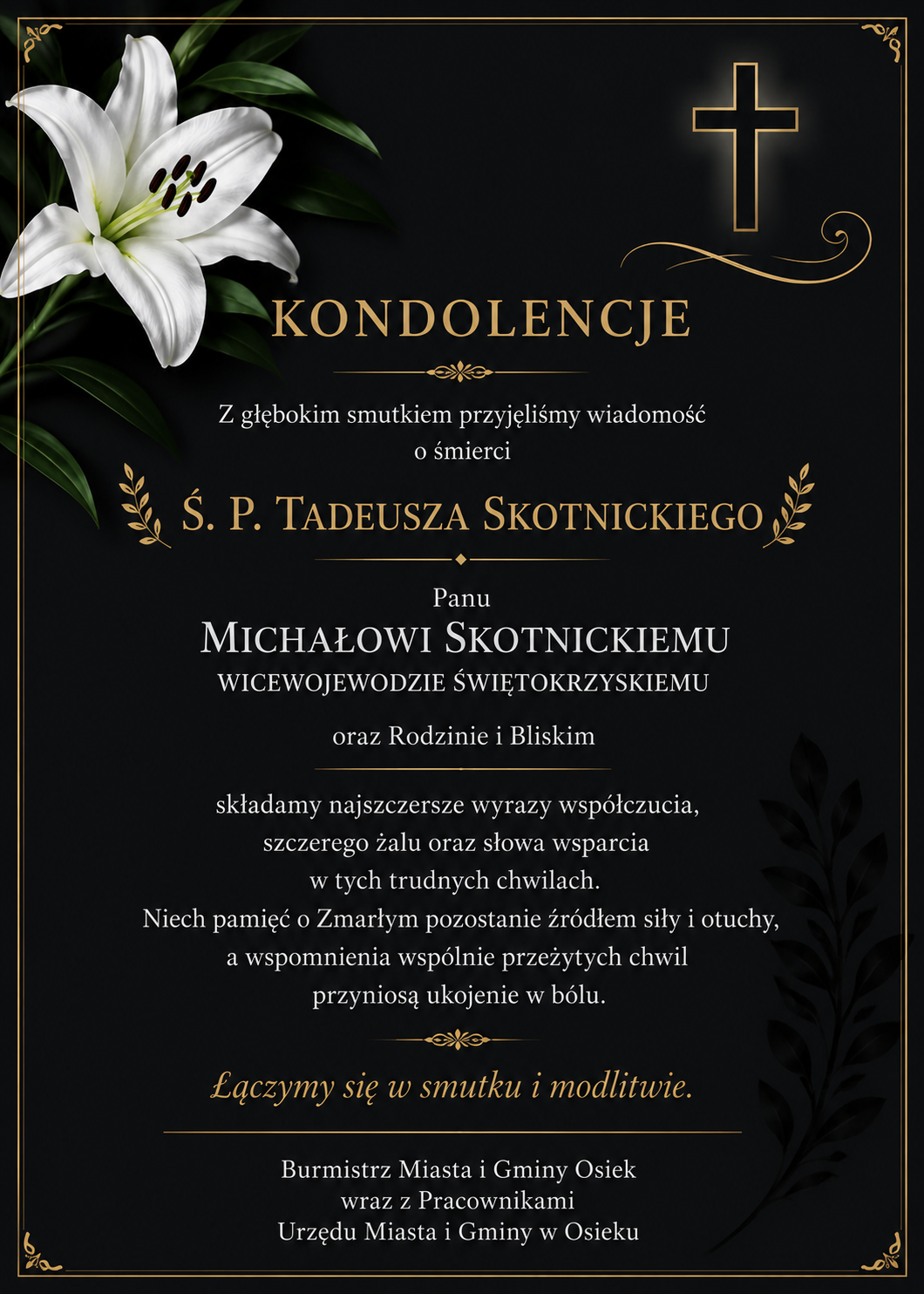 Kondolencje