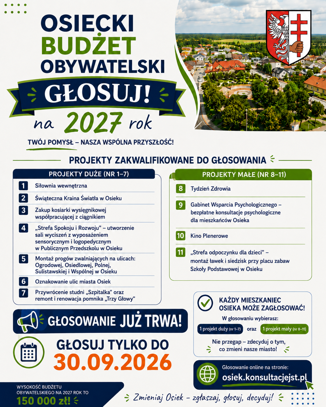OSIECKI BUDŻET OBYWATELSKI na&nbsp;2027