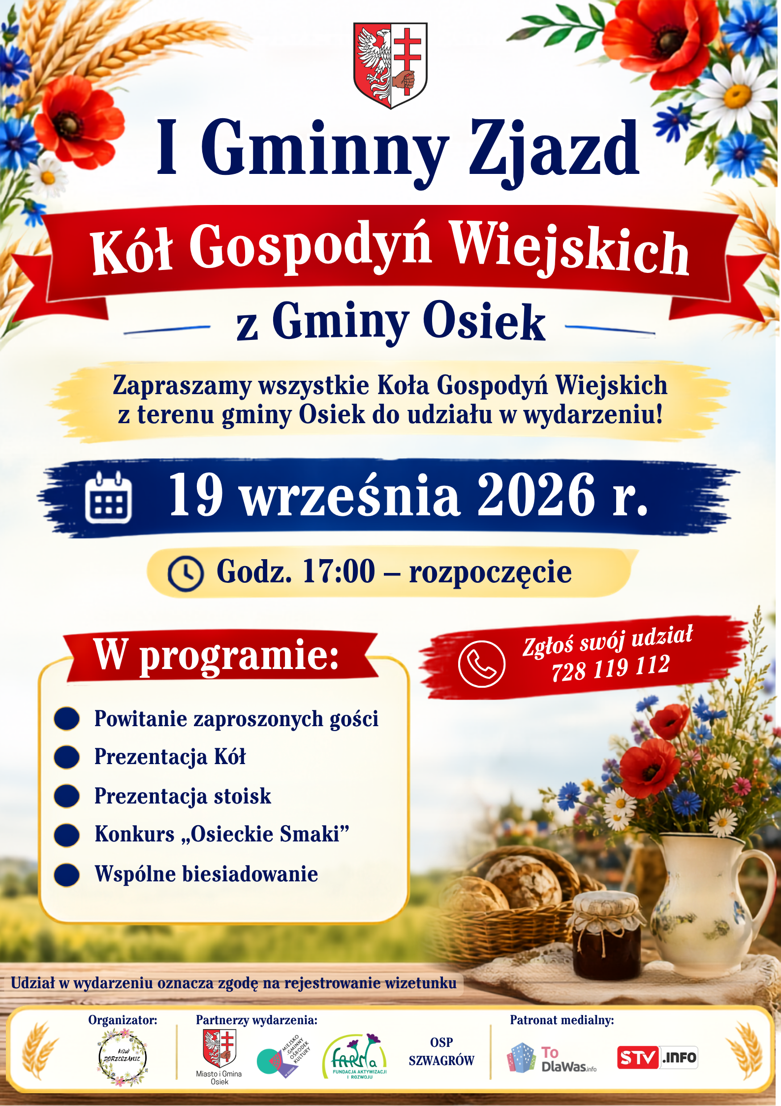 I Gminny Zjazd K&oacute;ł Gospodyń Wiejskich w&nbsp;Gminie Osiek