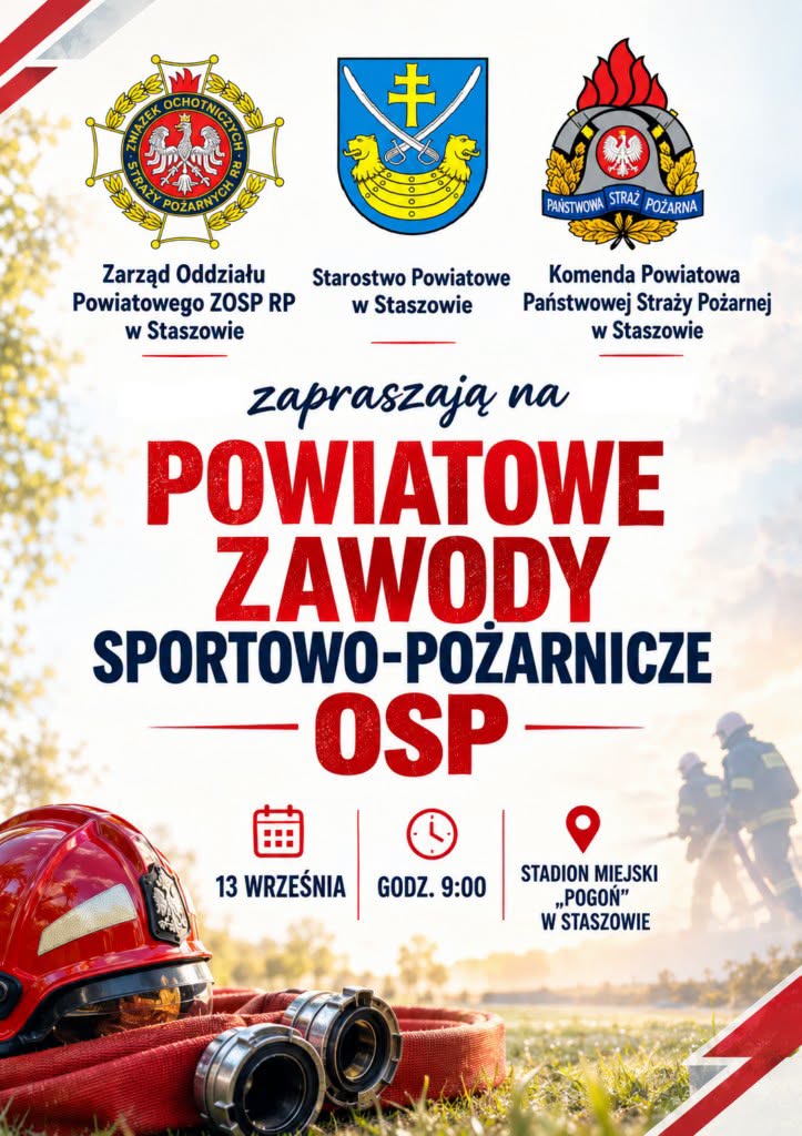zaproszenie na&nbsp;zawody sportowo-pożarnicze osp