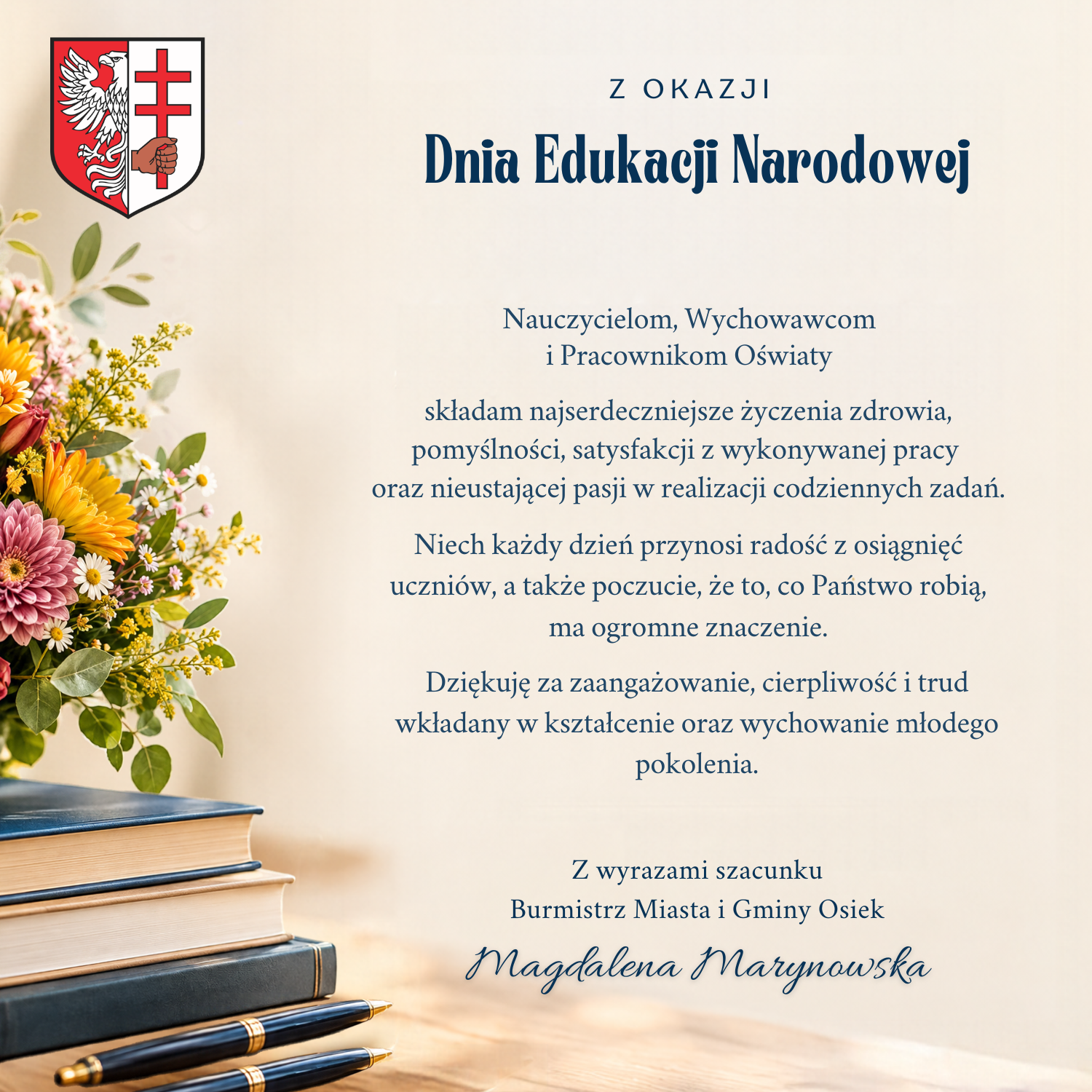 kartka z&nbsp;okazji Dnia Edukacji Narodowej