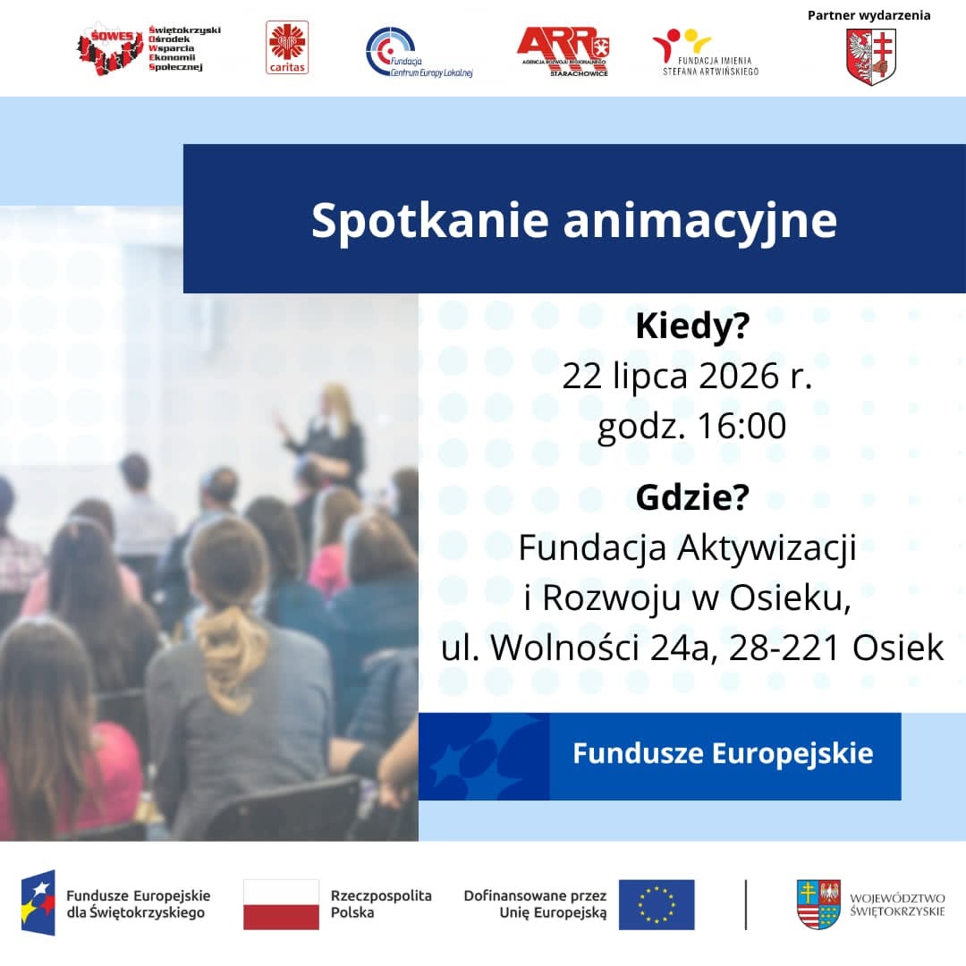 Spotkanie animacyjne w&nbsp;dniu 22.07.2026