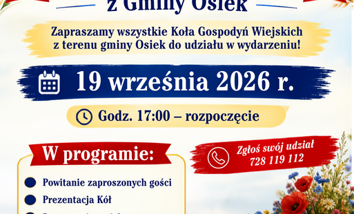 I Gminny Zjazd Kół Gospodyń Wiejskich w Gminie Osiek