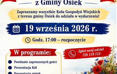 I Gminny Zjazd Kół Gospodyń Wiejskich w Gminie Osiek