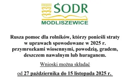 Informacja dotycząca dyżuru pracowników ŚODR w urzędzie miasta 