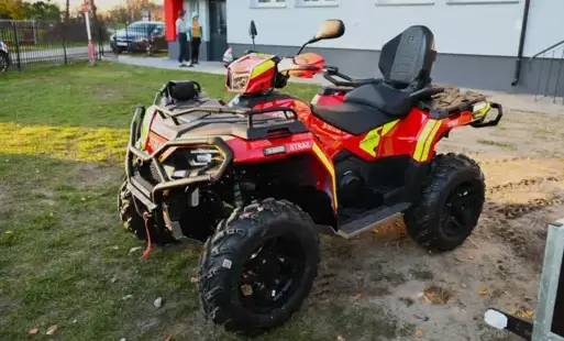 Prezentacja nowego Quada dla OSP Długołęka. 