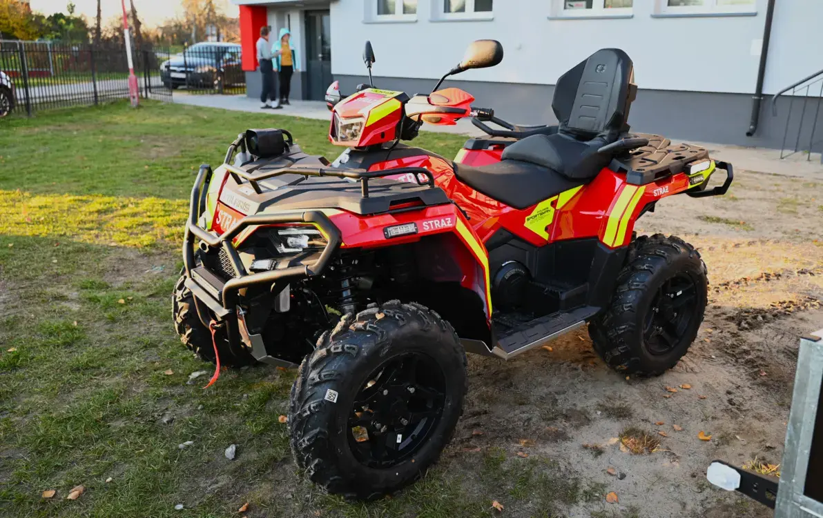 Prezentacja nowego Quada dla OSP Długołęka. 