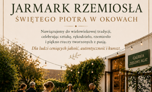 Plakat Jarmark Rzemiosła swiętego Piotra w Okowach 2026
