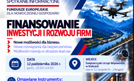 Spotkanie informacyjne w sprawie finansowania inwestycji i rozwoju firm