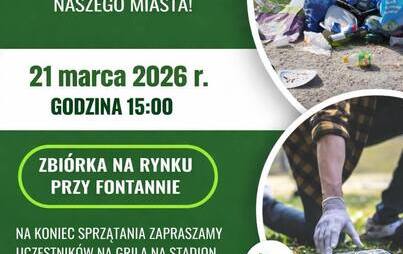 Zaproszenie mieszkańców do wspólnego sprzątania Osieka