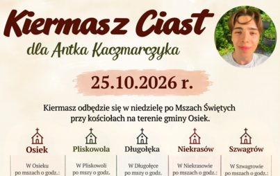 Zdjęcie do Kiermasz Ciast dla Antka Kaczmarczyka